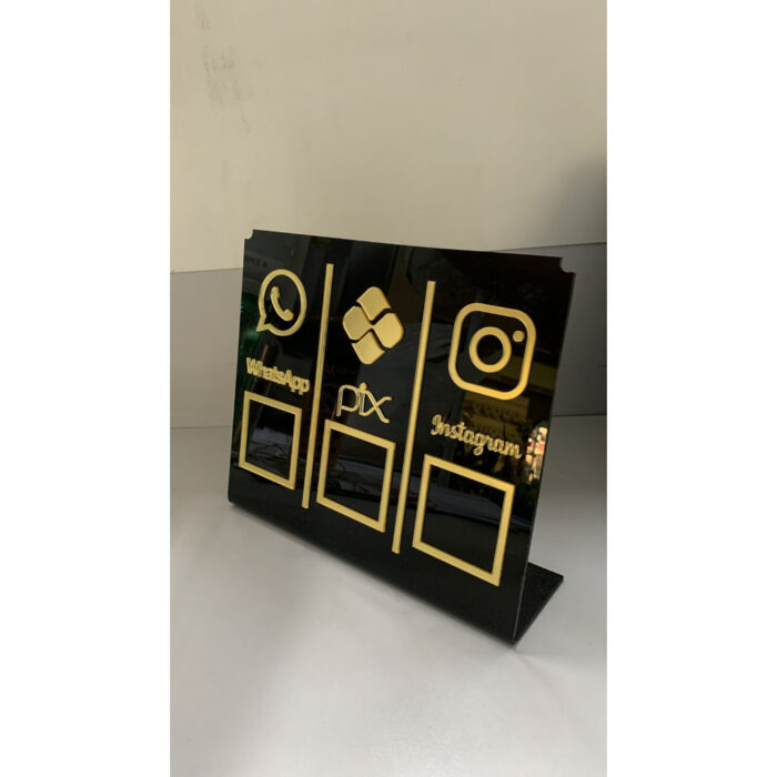 PLACA DISPLAY QRCODE EM ACRÍLICO - Image 15