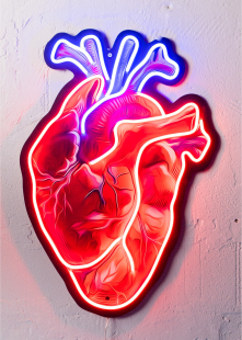 PLACA ARTE NEON LED